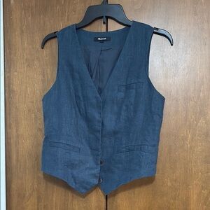 Madewell Navy Sleeveless Vest Top